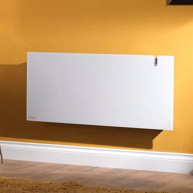 Radialight Aetheria WiFi Glass Infrared Electric Wall Mounted Heater, White, 1.5 kW