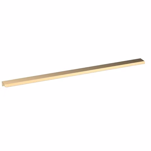 Balterley Brushed Brass Finger Pull Kitchen and Bathroom Cupboard Handles, W/D/H: 50.0 x 36.0 x 17.0 mm, 320 mm