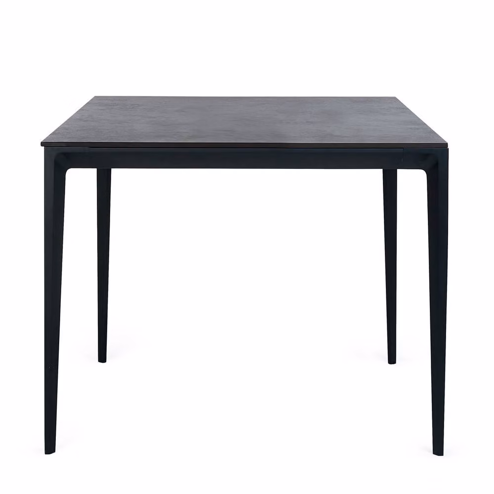Cheshire Premium Marbella Square Natural Stone Dining Table, Grey, W/D/H: 80 x 80 x 80 cm – 3