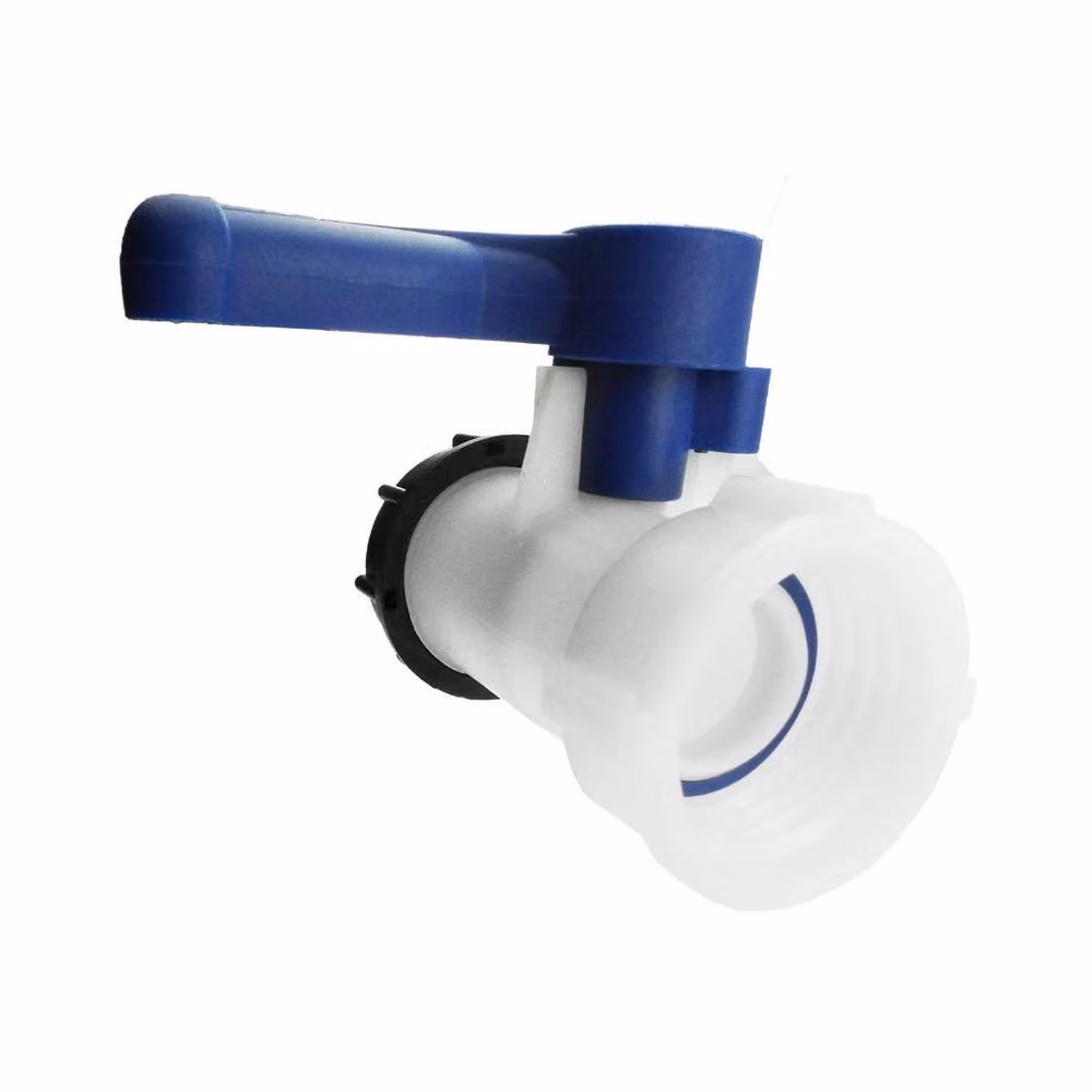 NESTLUNE IBC S60x6 2 inch Butterfly Valve Replacement Outlet Tap in Blue – 2