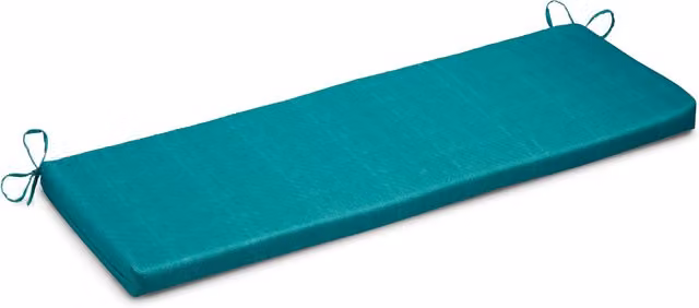 Terrys Green Weatherproof Polyester Outdoor Bench Pad W/D/H: 125 x 45 x 45 cm