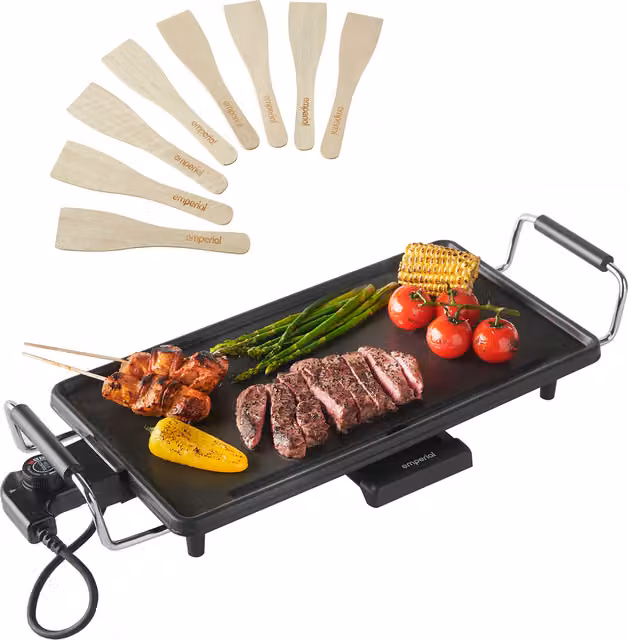 Emperial Large Electric Teppanyaki Grill - Black