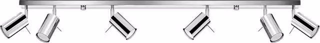 Sollux Lighting RING 6L Modern Adjustable Ceiling Lamp in Grey and Chrome
