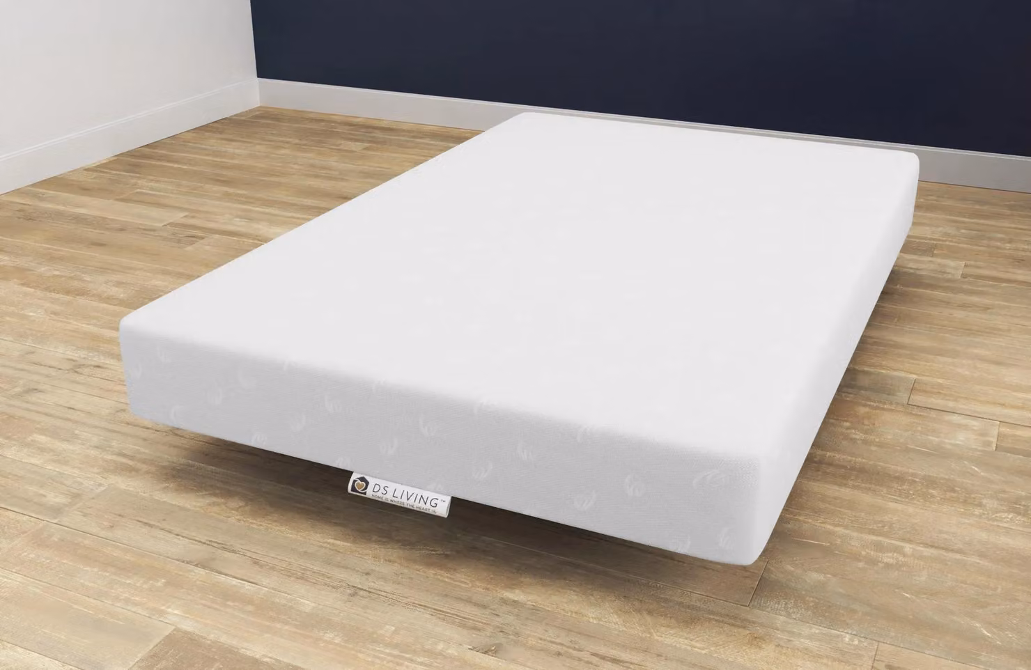 DS Living Pureflex Orthopaedic Memory Foam Mattress with Removable Knit Cover, White, W/D/H: 150 x 200 x 20.32 cm – 2