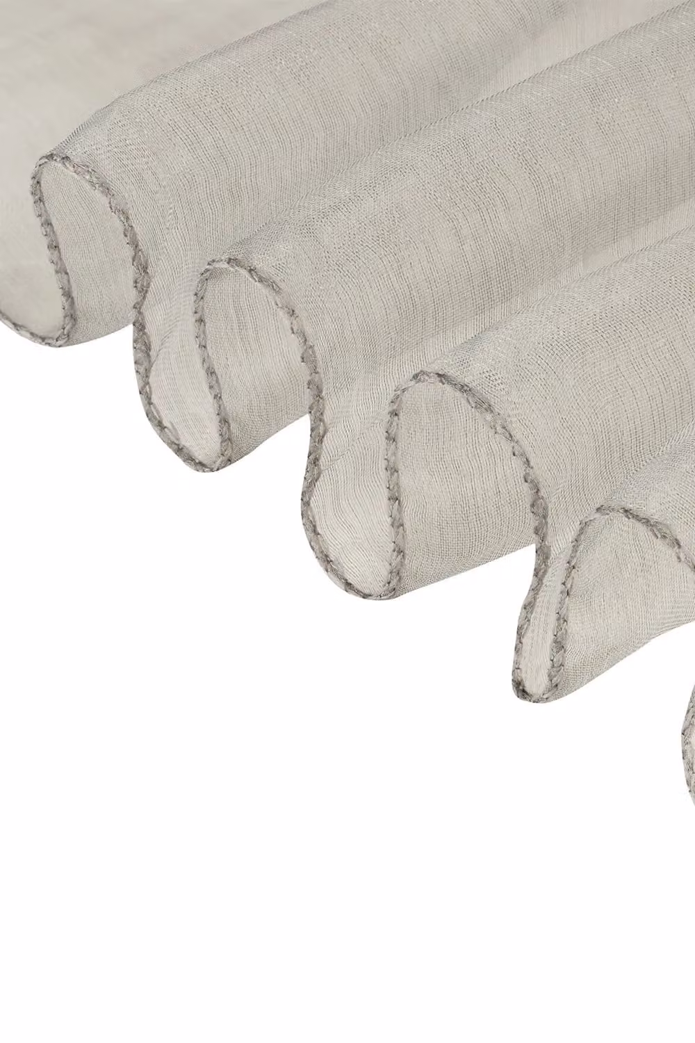 Neel Blue Organza Chair Sashes in Silver for Party Decoration, W: 17 cm, L: 280 cm