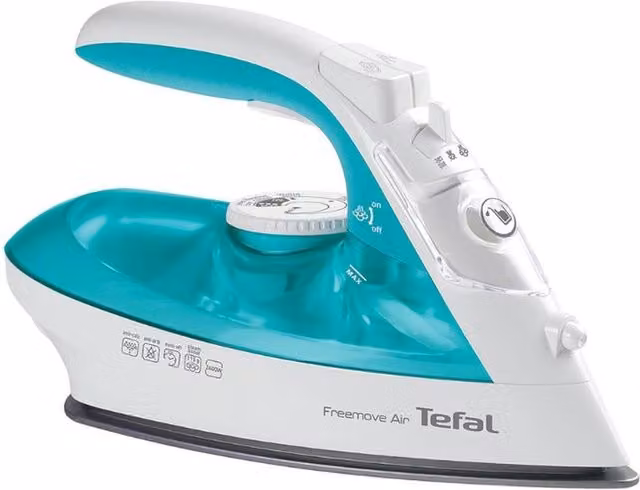 Tefal Freemove Air 2400w Cordless Steam Iron, White, 0.25l