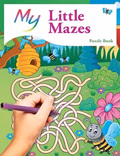My Little Mazes Puzzle Book: Cute Creative Childrens Puzzles by Bell & MacKenzie Publishing, Multicolour