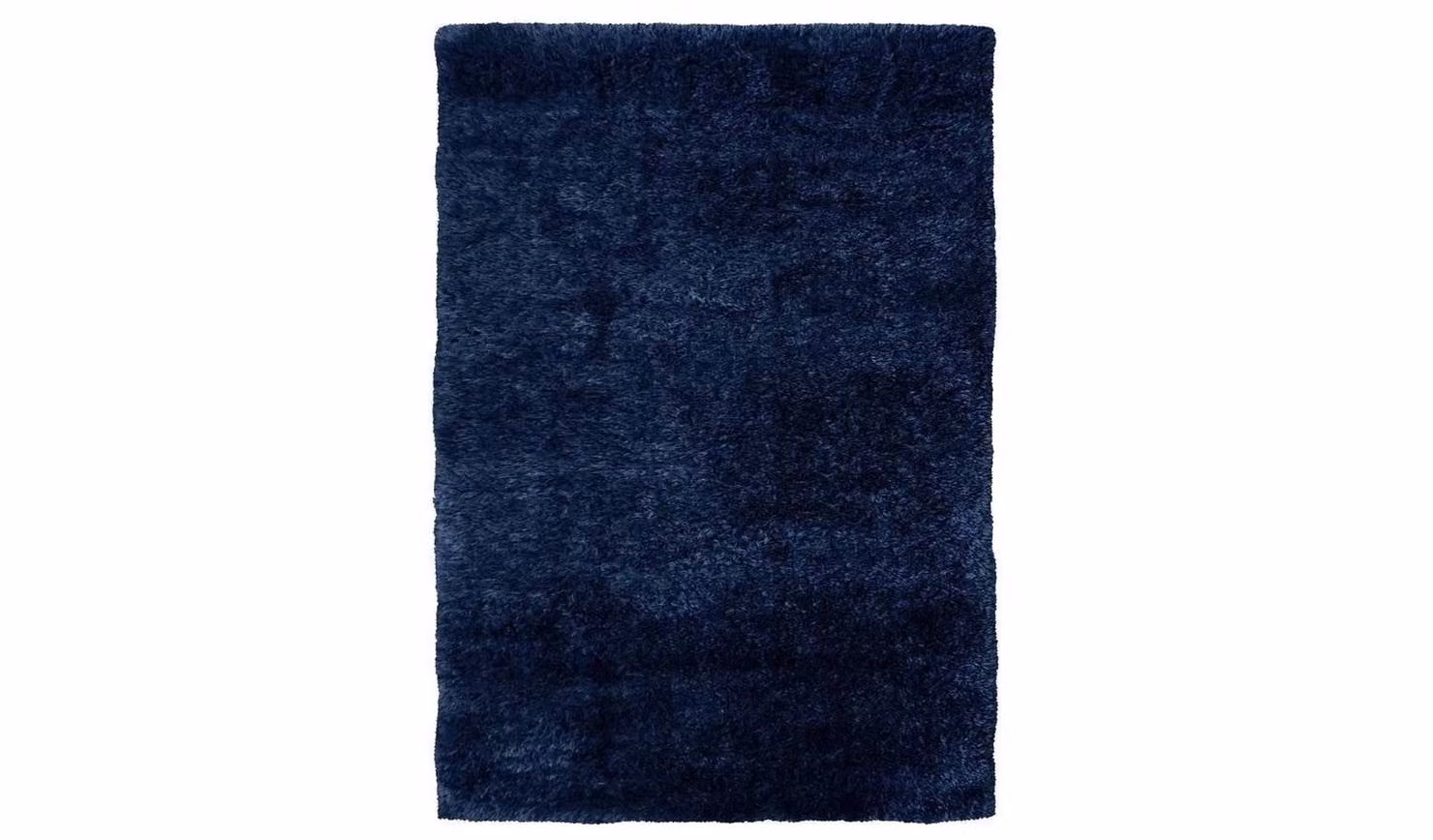 Homemaker Supersoft Plain Navy Shaggy Rug, W: 120 cm, L: 170 cm