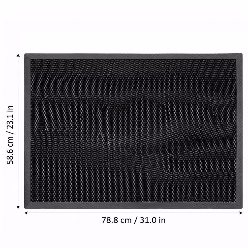 Kelvenix Black Silicone Outdoor Dirt Trapper Doormat, Round, Diameter: 100 cm – 2