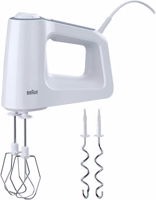 Braun Hand Mixer, 500W, White