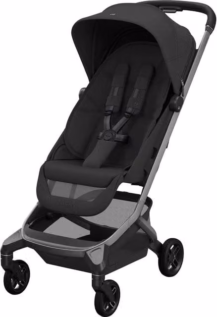 Maxi-Cosi Fame Cabin Pushchair with Raincover, Onyx Black