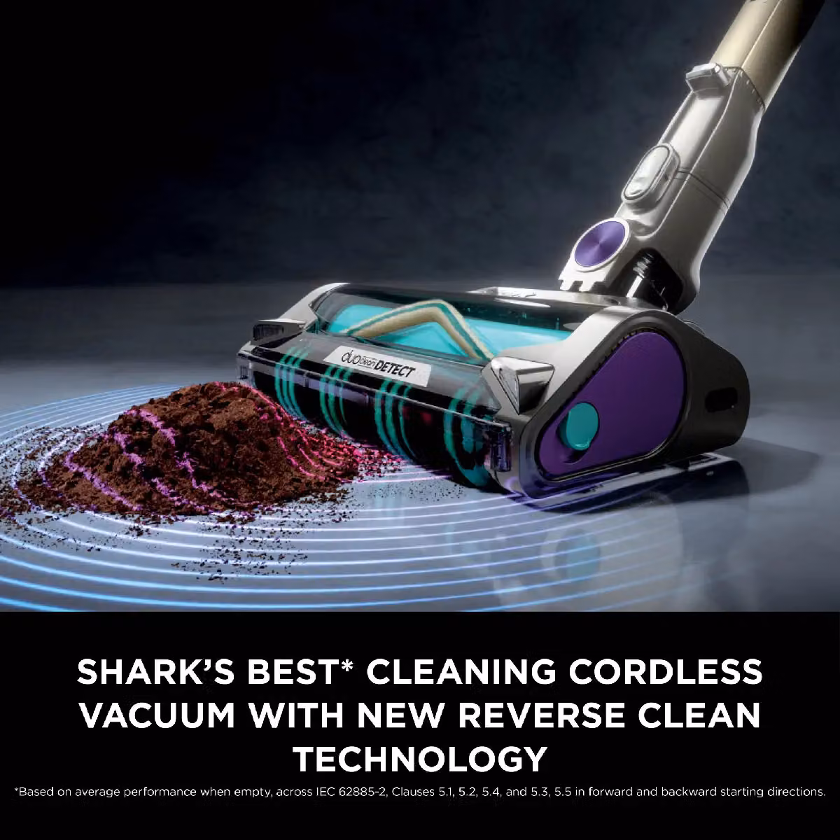 Shark PowerDetect Cordless Bagless Pet Hair Vacuum Cleaner in Grey – 9