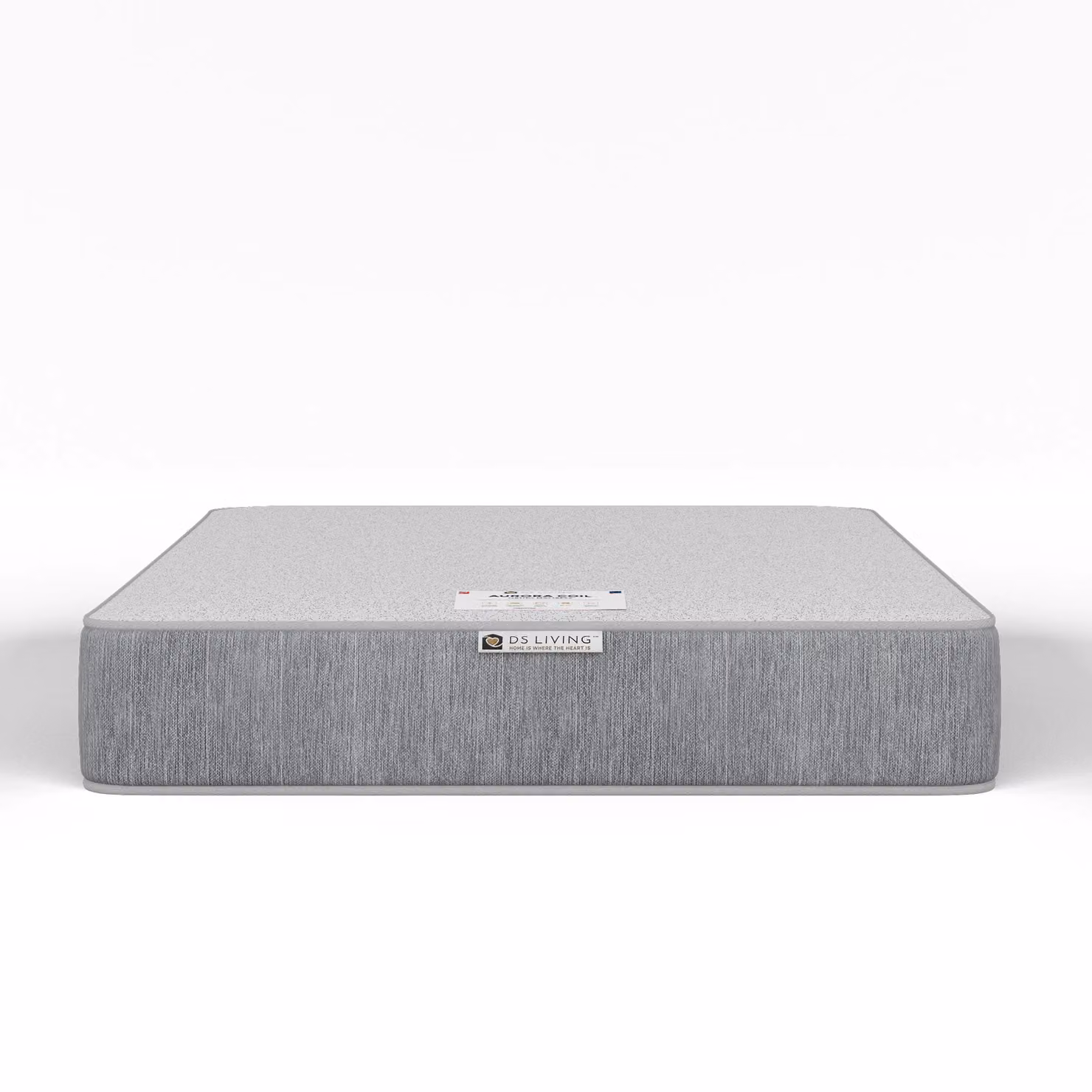 DS Living Aurora Ortho Support Bonell Spring Mattress, Grey, W: 140 cm, D: 200 cm – 2