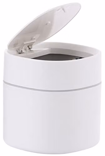 mysmartbuy White Touch Countertop Waste Bin, 0.8 l – 2