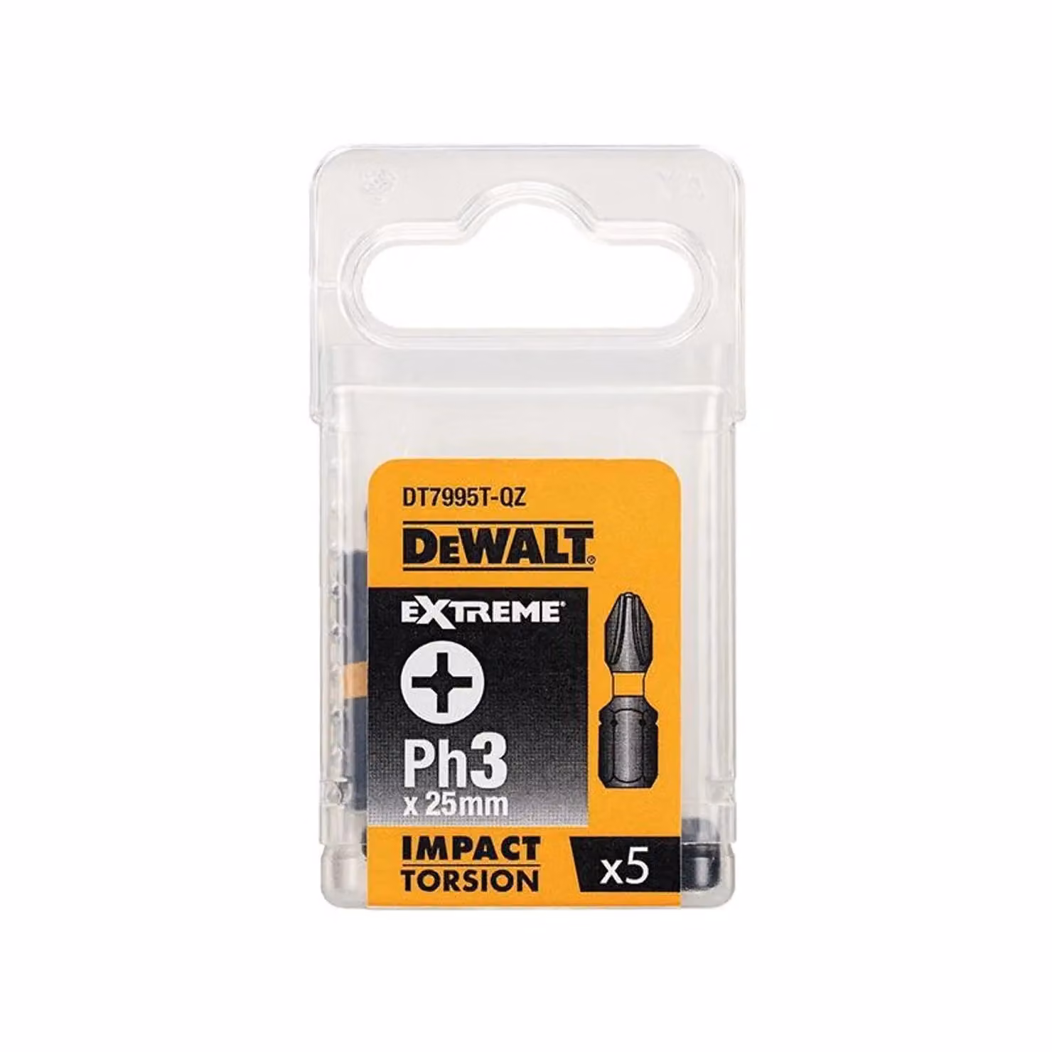 DeWalt Phillips Impact Torsion Screwdriver Bits in Black and Multicolour – 2