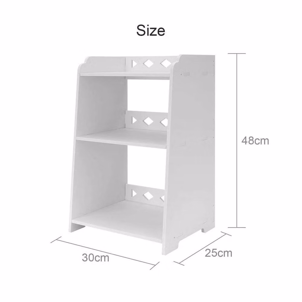EONLION White Retro Bedside Table and Small Side Cabinet – 2