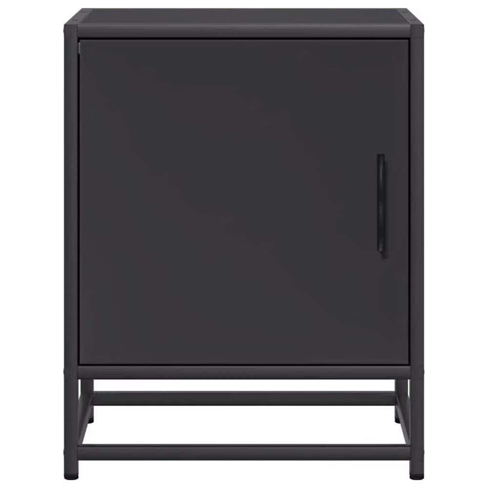 Berkfield Home Elegant Bedside Cabinets, 2 Piece Set in Black, W/D/H: 40 x 31 x 50 cm – 5