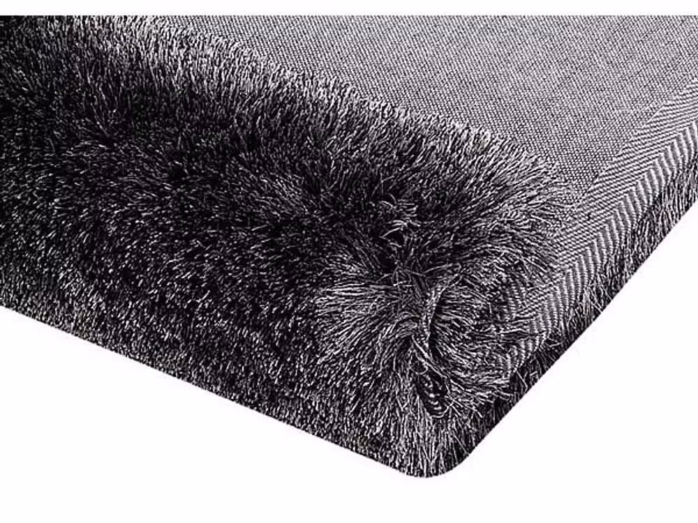 Vente-unique Dolce Ultra Soft Shaggy Shag Rug in Anthracite, W: 200 cm, L: 290 cm – 2