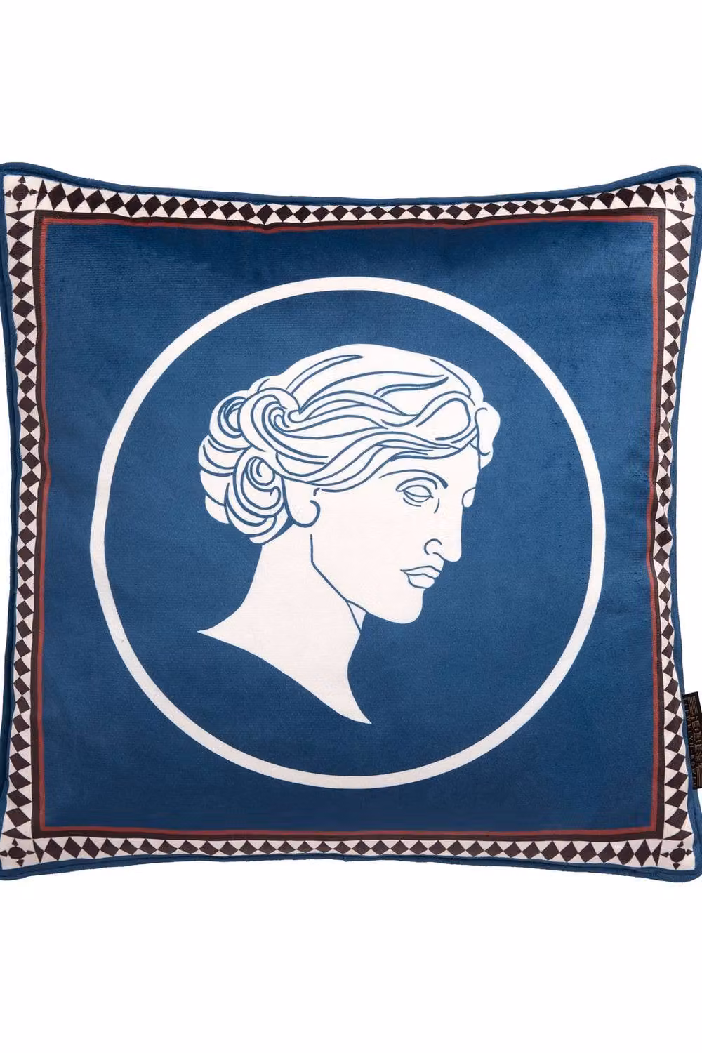 Ulster Weavers Petrol Blue Velvet Square Cushion, W/D/H: 43 x 43 x 43 cm – 3