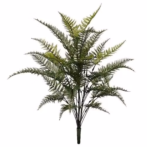 Leaf Green Fire Retardant Artificial Fern Foliage Branch, Height: 78 cm – 1