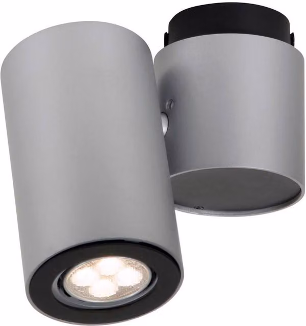 Linea Verdace Barro Silver Ceiling Spotlight with GU10 Socket – 2