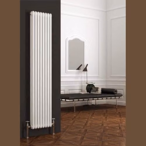 Reina Classico 2 Column Designer Radiator, White, H: 180 cm x W: 20 cm – 2