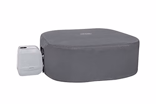 Bestway Lay-Z-Spa Medium Square Thermal Hot Tub Cover, Grey, W: 180 cm, H: 71 cm