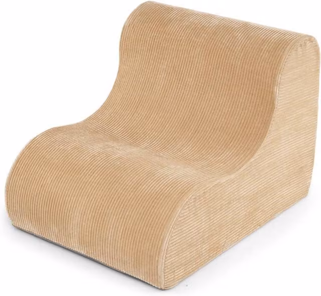 Costway Bean Bag Chair for Adults in Beige with Removable Fabric Cover – 1