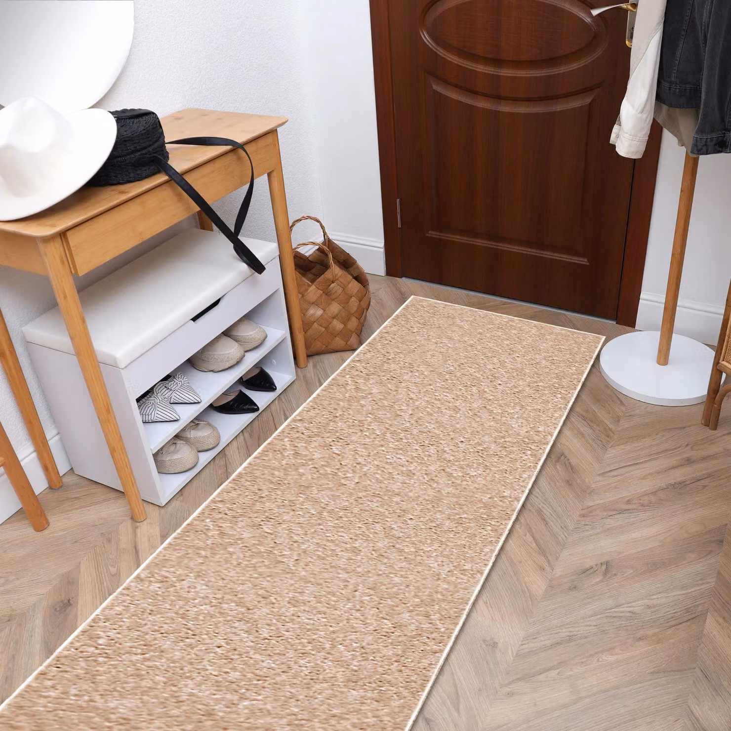 RugsX Eton 172 Runner in Beige, W: 110 cm, L: 400 cm – 2