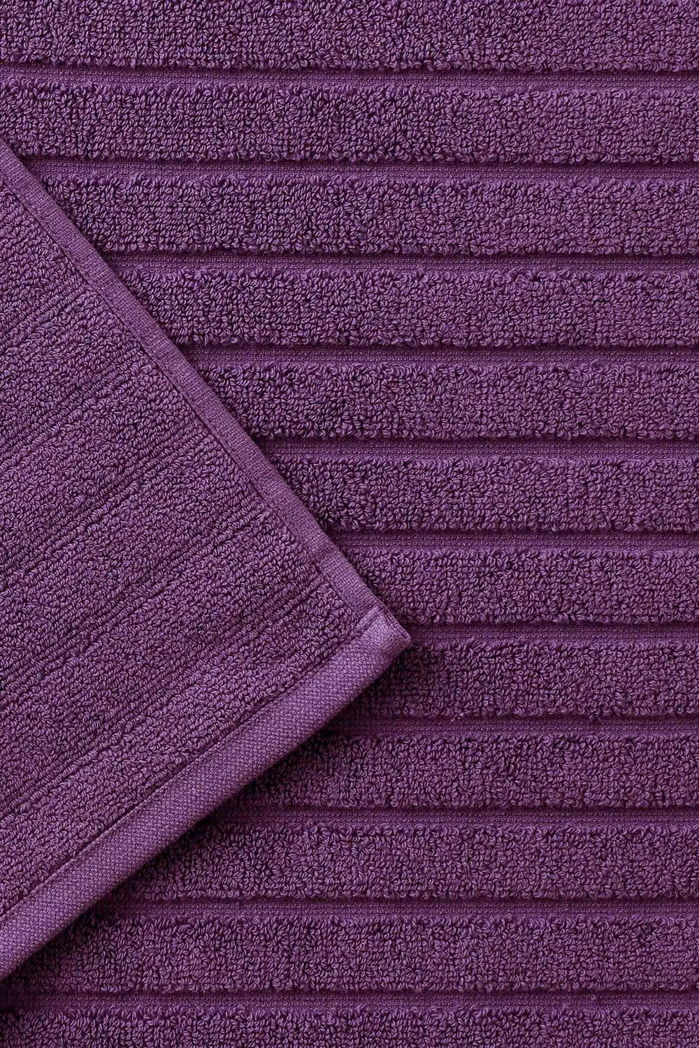 Christy Prism Luxury Turkish Cotton Bath Mat in Purple, W/D: 60 x 60 cm – 2
