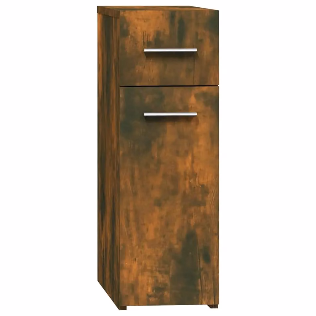 Berkfield Home Apothecary Cabinet in Smoked Oak, Brown, W/D/H: 45.5 x 20 x 60 cm – 2
