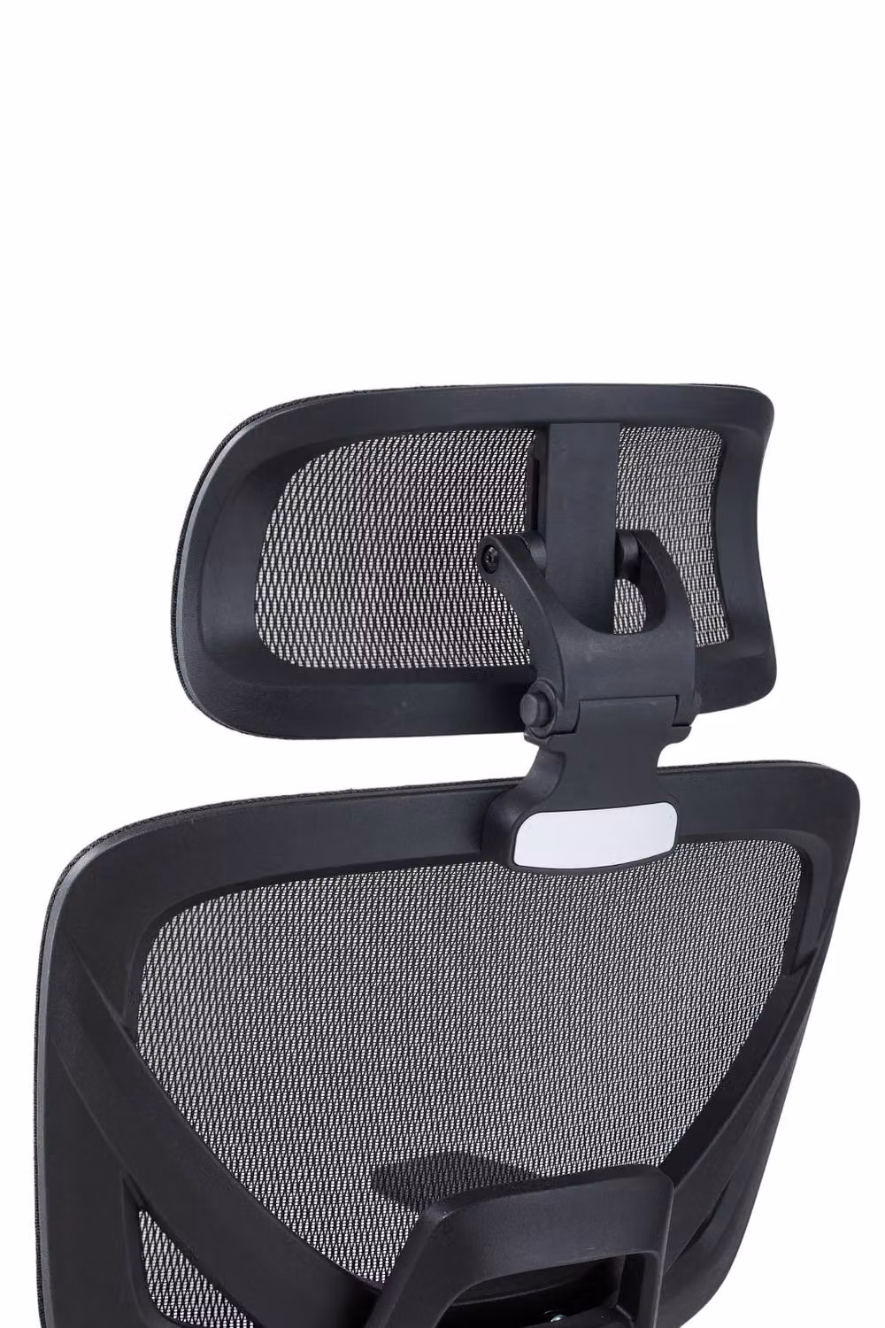 Living and Home Modern Black Fabric Height Adjustable Swivel Task Office Chair with Headrest and Armrests – 4