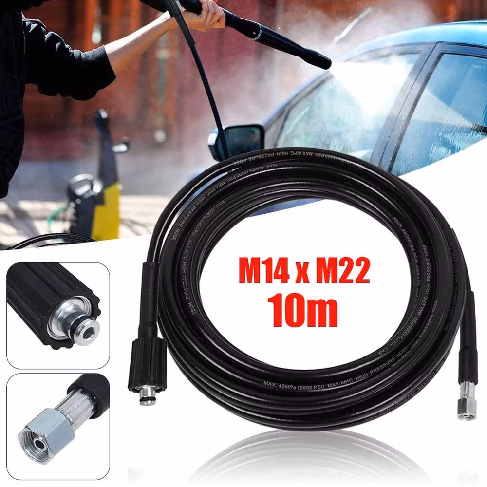 SPETLEK High Pressure Washer Hose, 10m, Black – 2