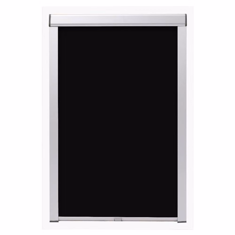 Berkfield Home Blackout Roller Blinds, Black, Thermal Insulating, Polyester, Width: 104 cm – 2