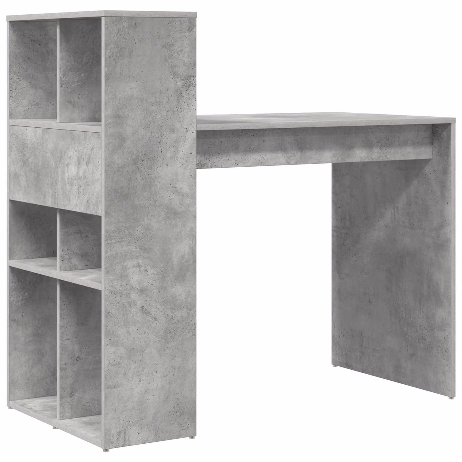 Berkfield Home Industrial Writing Desk in Grey Concrete Finish – 3