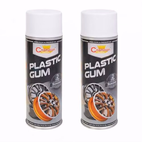 Sola White Semi-Matt Peelable Spray Film, 2 x 400 mL Fast Drying Flexible Protective Coating for Alloy Wheels and Tuning Parts