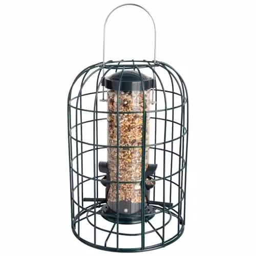 St Helens Home & Garden Heavy Duty Squirrel Resistant Bird Feeder, Green, W/D/H: 27.0 x 17.5 x 17.5 cm – 1