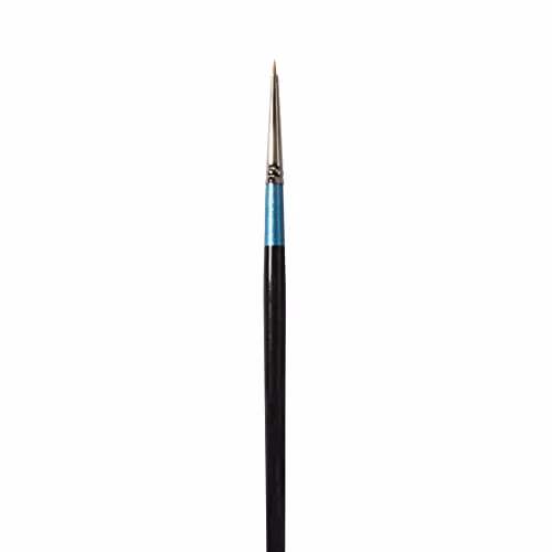 Daler-Rowney Aquafine Watercolour Spotter Brush with Soft Synthetic Hair and Short Handle, Size 10/0