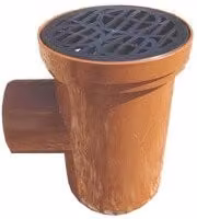 PBSL Group Brown Drainage Bottle Gully with Circular Grid, 110mm, Pack of 10