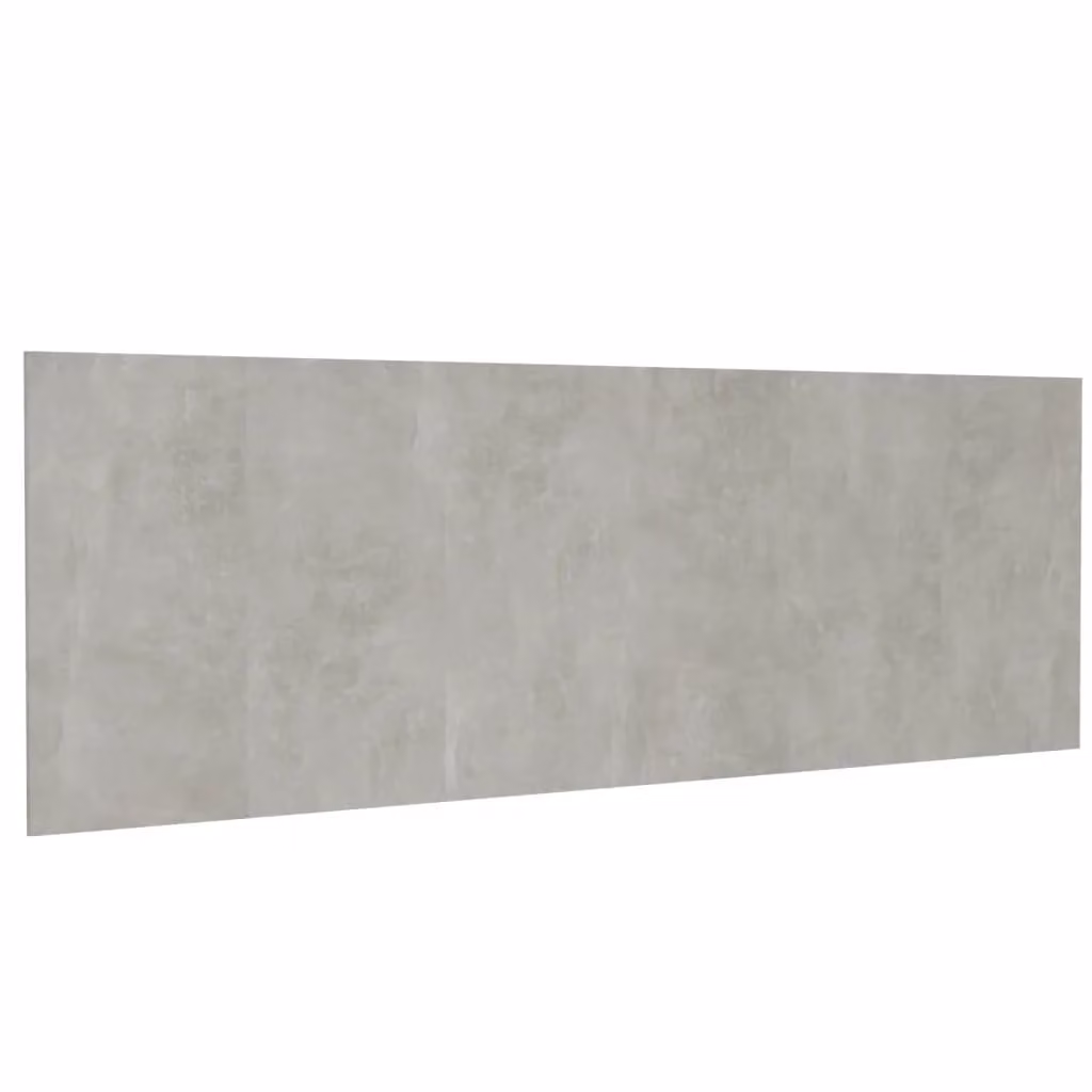 Berkfield Home Wall Headboard in Concrete Grey, W: 240 cm, D: 1.5 cm, H: 80 cm – 1