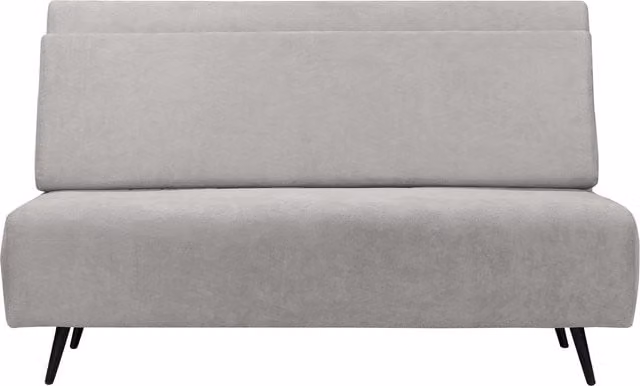 Dorel Mallory Grey Fabric Upholstered Modern Sofa Bed