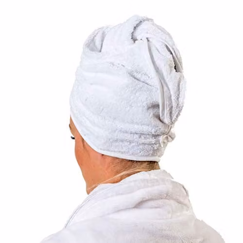 Duncan Stewart Personalised Hair Towel in Purple – 3
