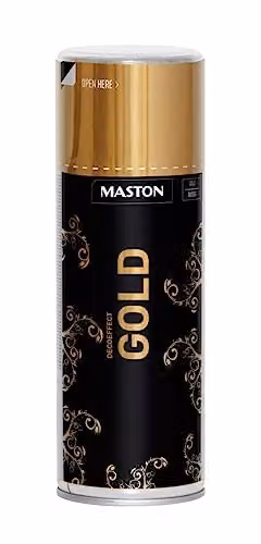 Maston Decoeffect Gold High Gloss Synthetic Resin Spray Paint, 400 ml – 1