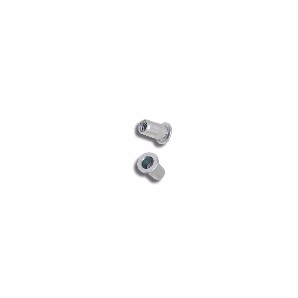 JRP Riveting Products M3 x 10.0 mm Flanged Steel Rivet Nuts, Silver, Box of 2000 – 2