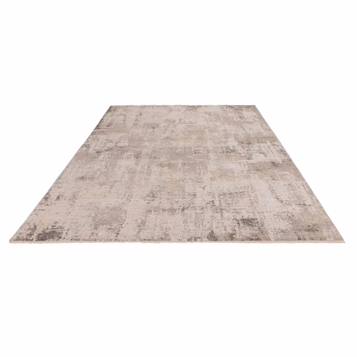 The Rug Shop UK Abstract Modern Machine Woven Polyester Rug in Sand and Beige, W: 200 cm, D: 300 cm – 2