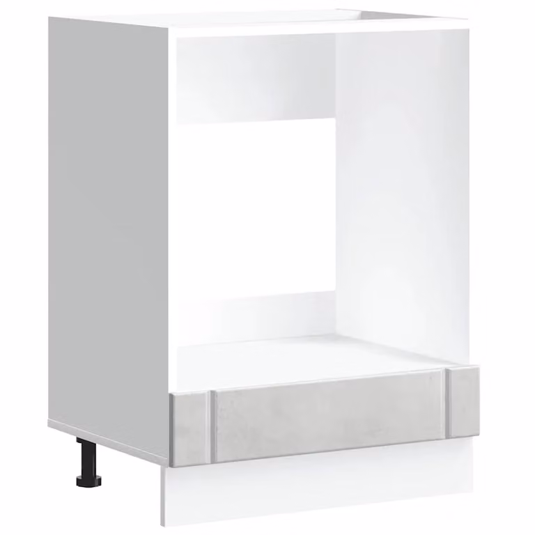 Berkfield Home Lucca Freestanding Appliance Housing Unit in Concrete Grey Matt Engineered Wood