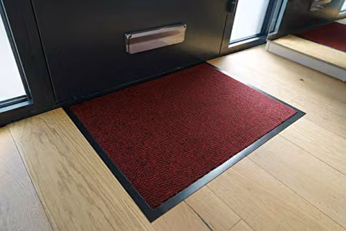 Desire Rugs Non-Slip Red Dirt Trapper PVC Entrance Mat with Rubber Edges W/D/H: 90 x 150 x 3 cm – 2