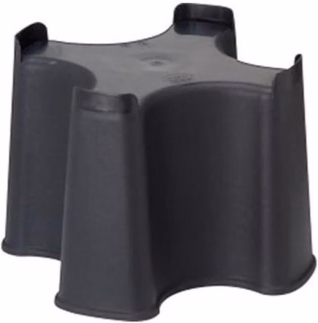 Strata Slim Space Saver Water Butt Stand in Black Plastic for 100L Water Butts