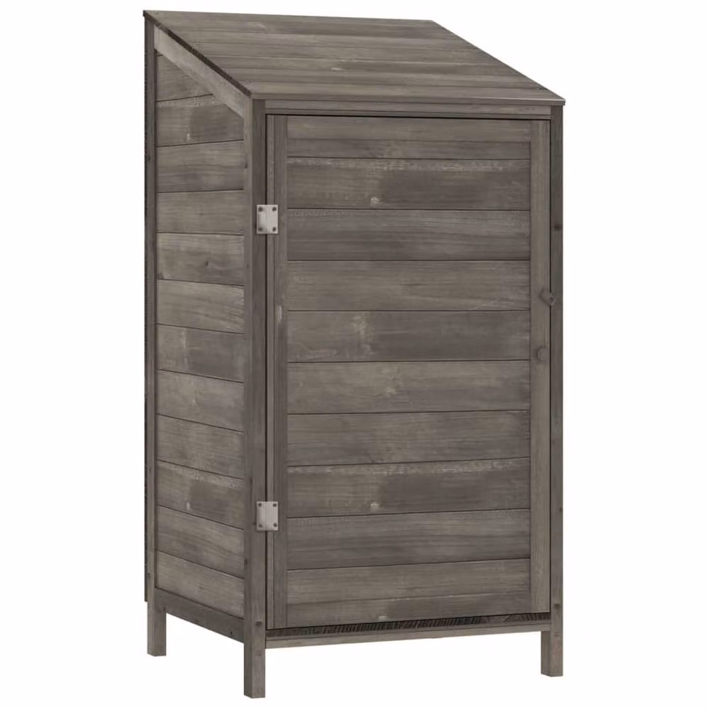 Berkfield Home Garden Shed in Anthracite Solid Wood, W/D/H: 55 x 52 x 112 cm – 2