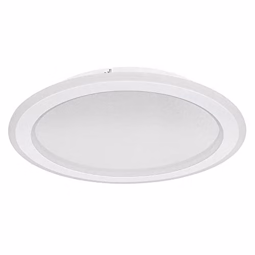 Globo Lighting White Crystal LED Ceiling Light with Remote Control and Dimming Function, D x H: 40 x 5 cm – 2